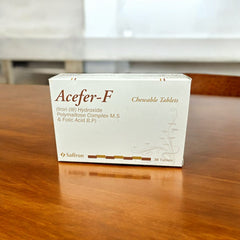 Acefer-F Tablets (1 Strip = 10 Tablets)