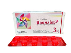 Bromalex Tablets 3Mg (1 Strip = 10 Tablets)
