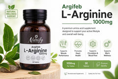 Argifeb L-Arginine 1000mg (1 Bottle = 30 Tablets )