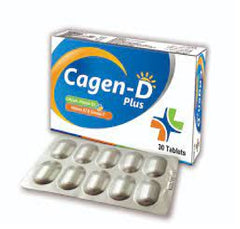 Cagen D Plus Tablet (1 Strip = 10 Tablets)