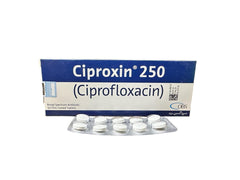Ciproxin Tablets 250Mg (1 Box = 1 Strip)(1 Strip = 10 Tablets)
