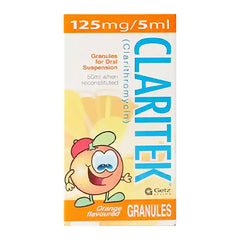 Claritek 50Ml Suspension 125Mg/5Ml