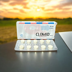 Clomid Tablets 50Mg (1 Box = 1 Strip)(1 Strip = 10 Tablets)