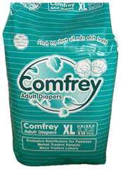 Comfrey original Adult Diapers Size-XL 10Pc