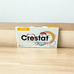 Crestat Tablets 20Mg (1 Box = 1 Strip)(1 Strip = 10 Tablets)