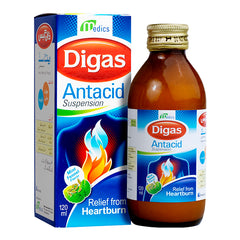 Digas Antacid Suspension 120Ml