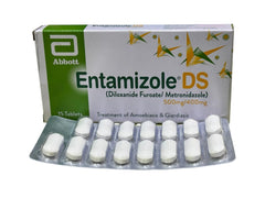 Entamizole DS Tablets ( 1 Box = 15 Tablets )