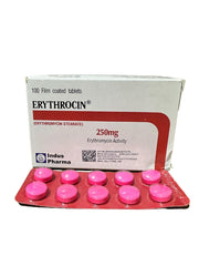 Erythrocin Tablets 250Mg (1 Strip = 10 Tablets)