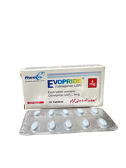 Evopride Tablets 4Mg (1 Strip = 10 Tablets)