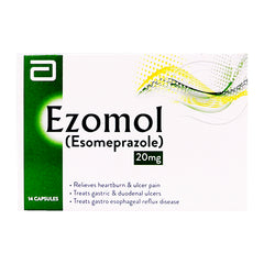 Ezomol Capsules 20Mg (1 Strip = 7 Capsules)