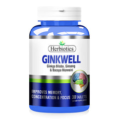 Herbiotics Ginkwell Tablets (1 Bottle = 30 Tablets)