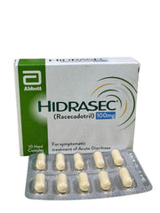 HIDRASEC Capsules 100mg (1 Box = 10 Capsules)