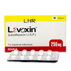 Levoxin Tablets 250Mg (1 Box = 10 Tablets)