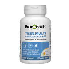 Route 2 Health Teen Multi For Him Chewable Tablets (1 Bottle = 30 Tablets)