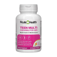 Route 2 Health Teen Multi For Her Chewable Tablets (1 Bottle = 30 Tablets)