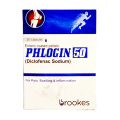 Phlogin Capsules 50Mg (1 Strip = 10 Capsules)