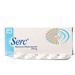Serc Tablets 24Mg (1 Strip = 10 Tablets)
