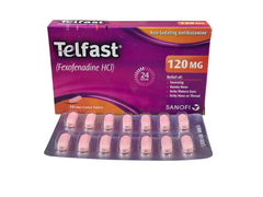 Telfast Tablets 120Mg (1 Strip = 14 Tablets)