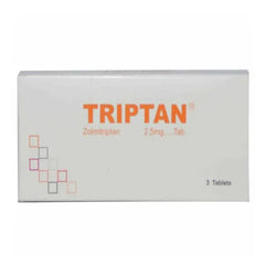 Triptan Tablets 2.5Mg (1 Box = 3 Tablets)