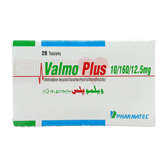 Valmo Plus Tablets 10/160/12.5Mg (1 Strip = 7 Tablets)
