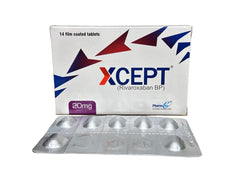 Xcept Tablets 20Mg (1 Strip = 7 Tablets)