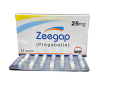 Zeegap Capsules 25Mg (1 Box = 14 Capsules)