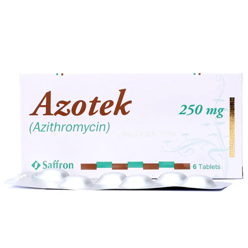 Azotek Tablets 250Mg (1 Box = 6 Tablets)