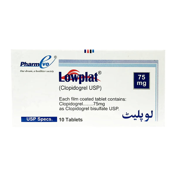 Lowplat Tablets 75Mg (1 Box = 10 Tablets)