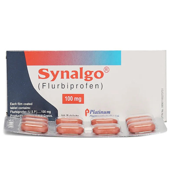 Synalgo Tablets 100Mg (1 Box = 10 Tablets)