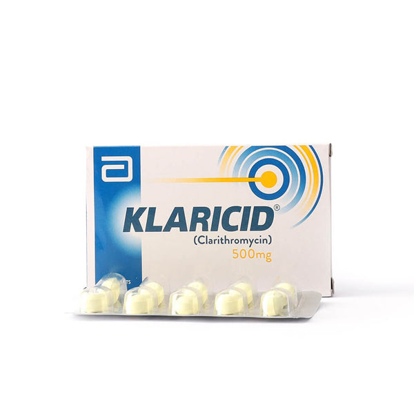 Klaricid Tablets 500Mg (1 Box = 10 Tablets)