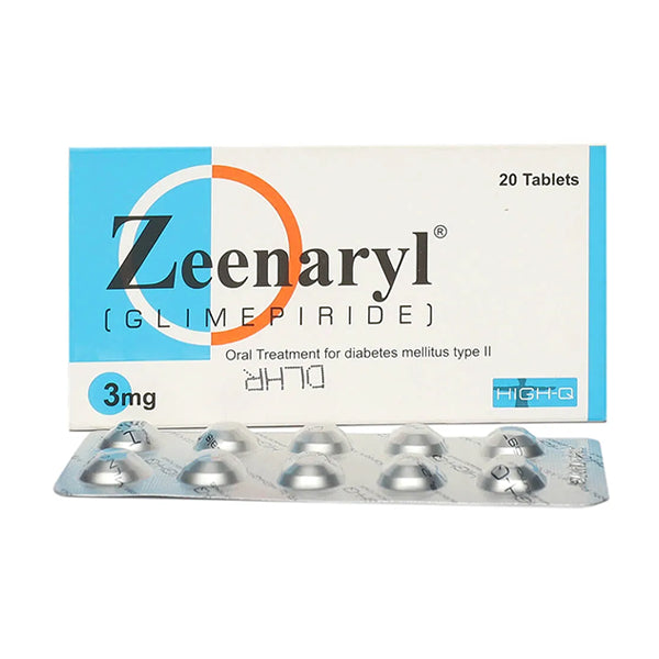 Zeenaryl Tablets 3Mg (1 Strip = 10 Tablets)