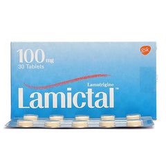 Lamictal Tablets 100Mg (1 Strip = 10 Tablets)