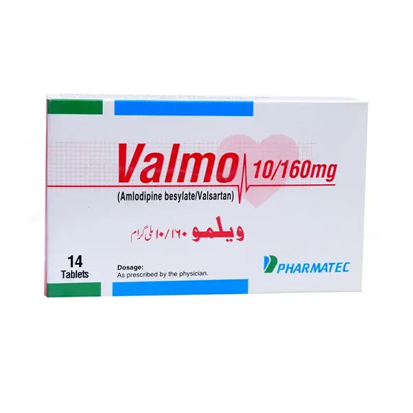 Valmo Tablets 10Mg/160Mg (1 Box = 14 Tablets)