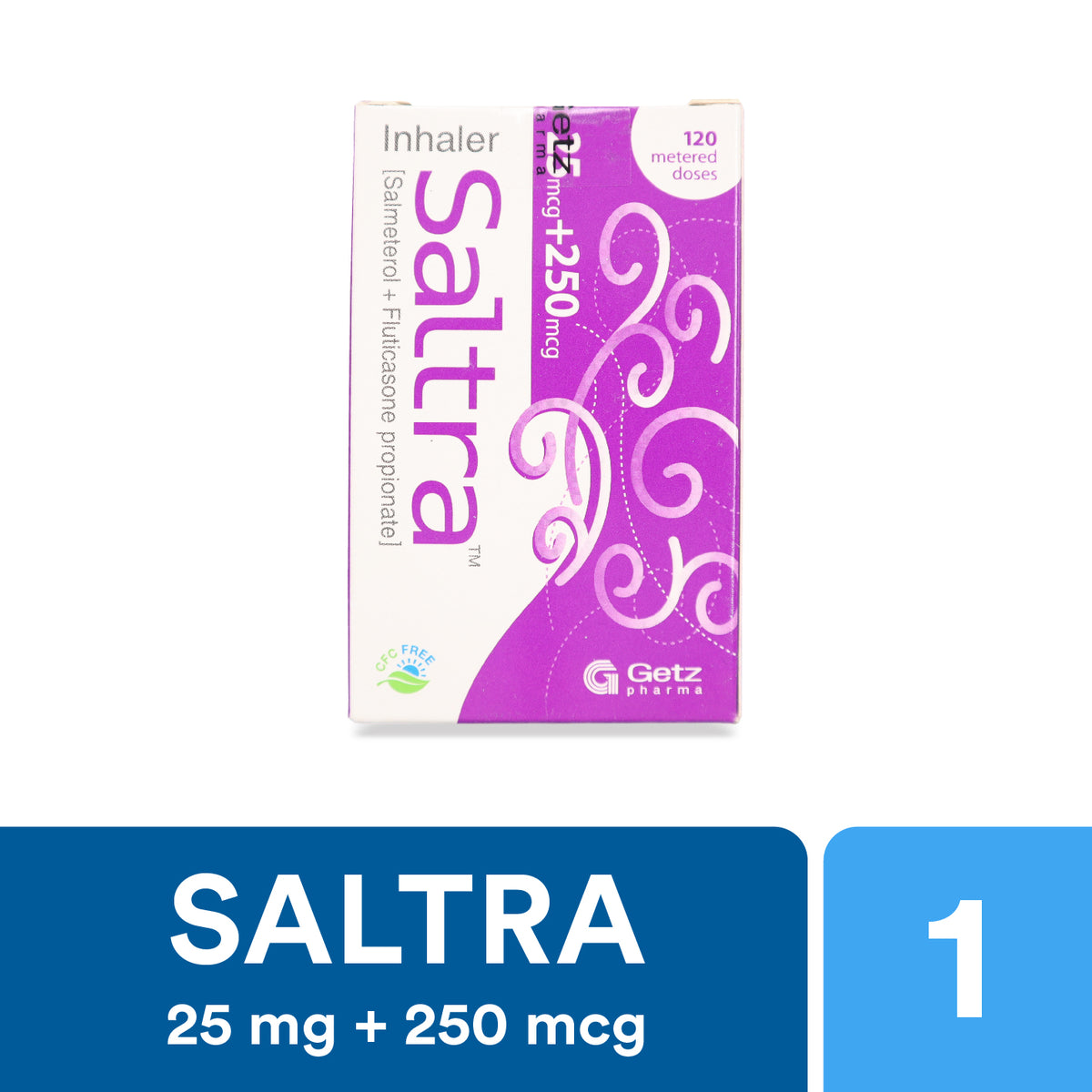 Saltra Mdi Hfa Inhaler 25Mcg/250Mcg