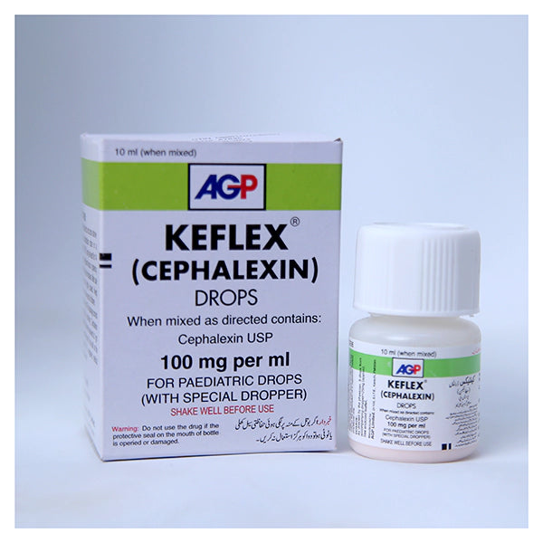 Keflex 100Mg/Ml Paediatric Drops 10Ml