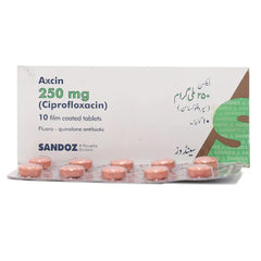 Axcin Tablets 250Mg (1 Box = 10 Tablets)