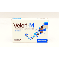 Velon-M Tablets 50Mg/500Mg  (1 Strip = 7 Tablets)