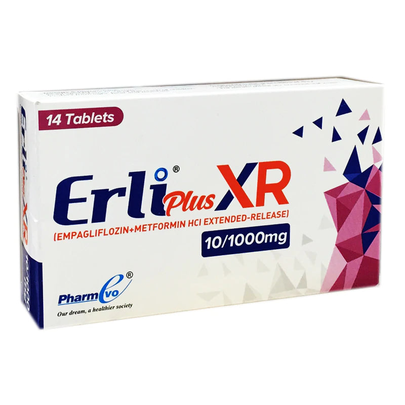 Erli Plus Xr Tablets 10/1000Mg  (1 Strip = 7 Tablets)