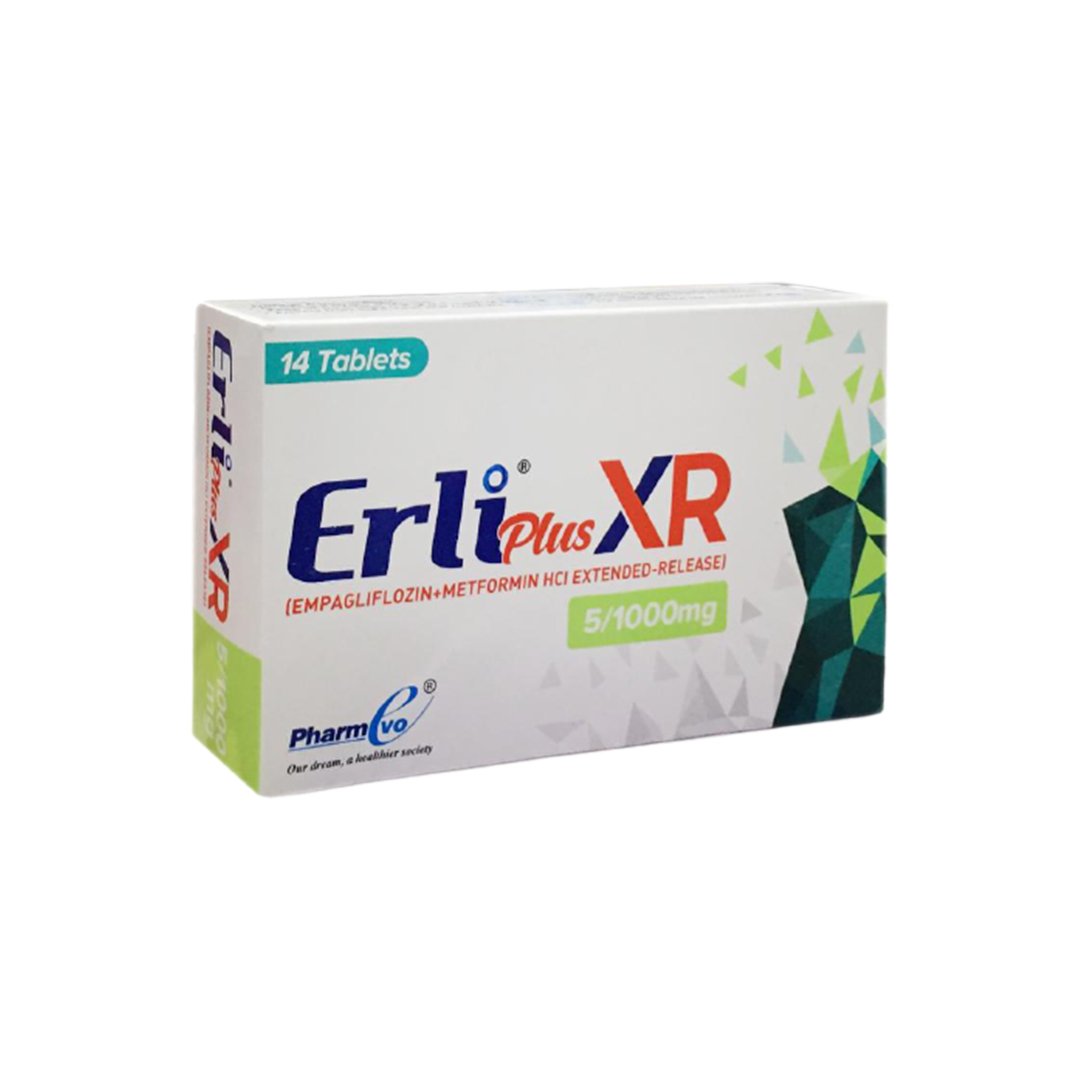 Erli Plus Xr Tablets 12.5/1000Mg ( (1 Strip = 7 Tablets)