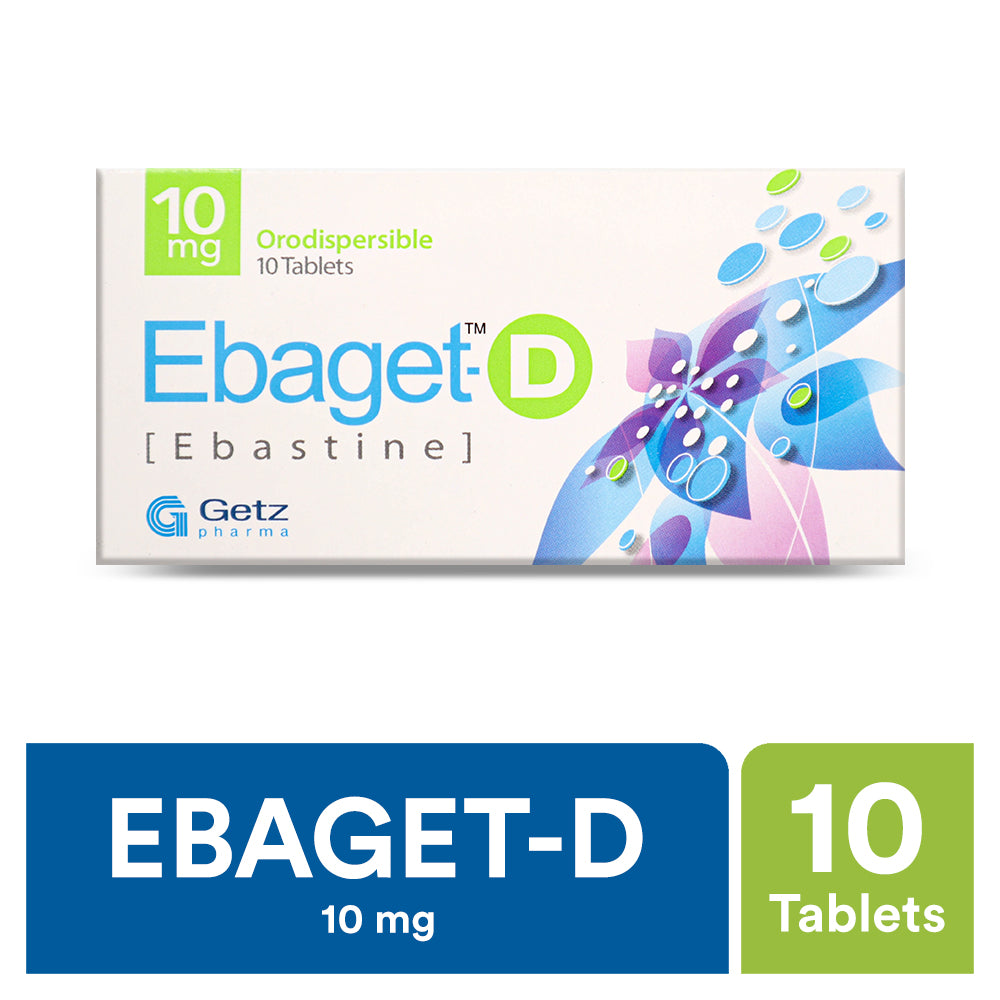 Ebaget-D Tablets 10Mg (1 Box = 10 Tablets)