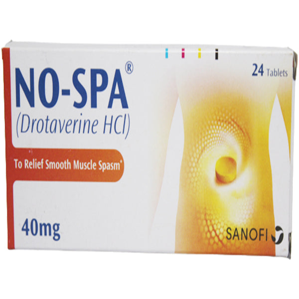 No-Spa Tablets 40Mg (1 Box = 24 Tablets)