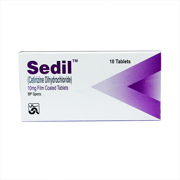 Sedil Tablets 10Mg  (1 Strip = 10 Tablets)