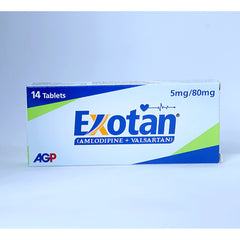 Exotan Tablets 5Mg/80Mg (1 Box = 1 Strip)(1 Strip = 14 Tablets)