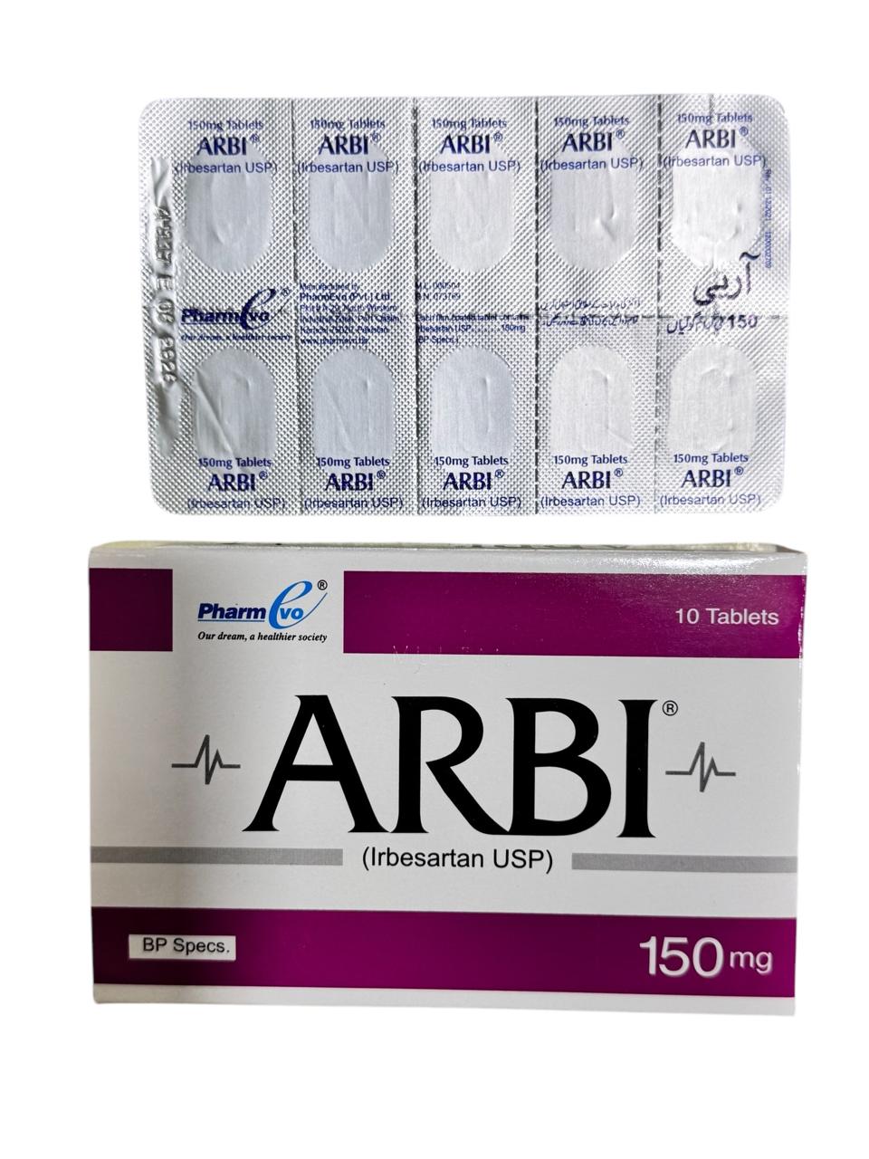 ARBI Tablets 150Mg   (1 Box = 10 Tablets)