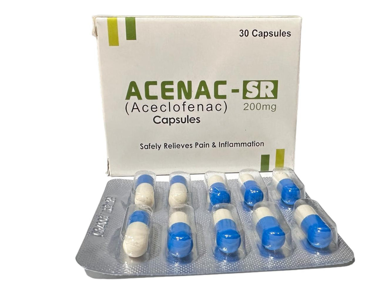 Acenac SR Capsules 200mg (1 strip = 10 capsule)