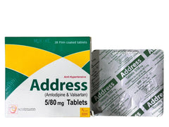 Address Tablets 5Mg/80Mg (1 Strip = 7 Tablets)