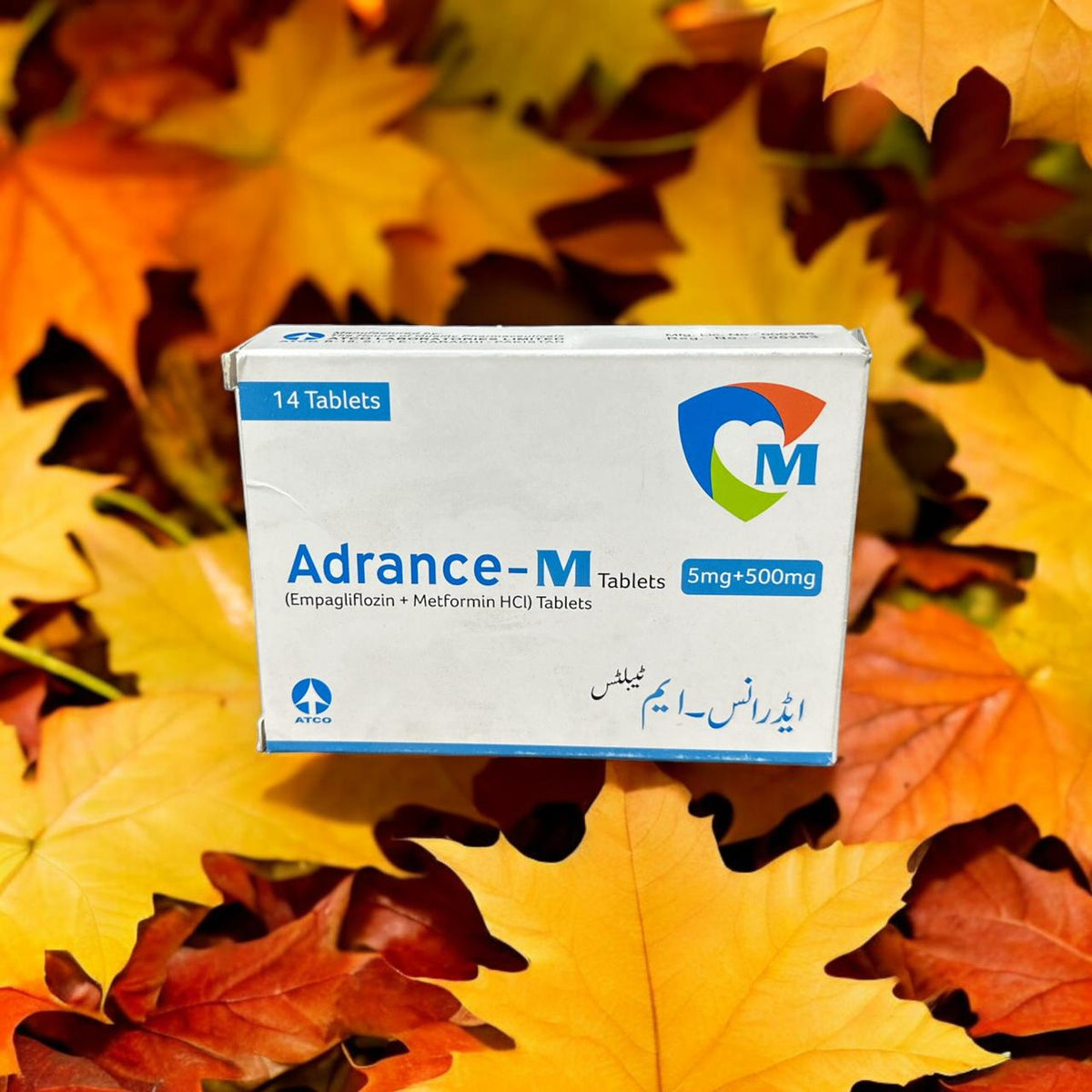 Adrance-M Tablets 5Mg/500Mg (1 Strip = 7 Tablets)