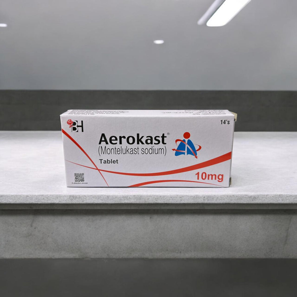 Aerokast Tablets 10Mg (1 Box = 14 Tablets)