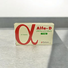 Alfa-D Tablets 1Mcg (1 Box = 1 Strip)(1 Strip = 10 Tablets)