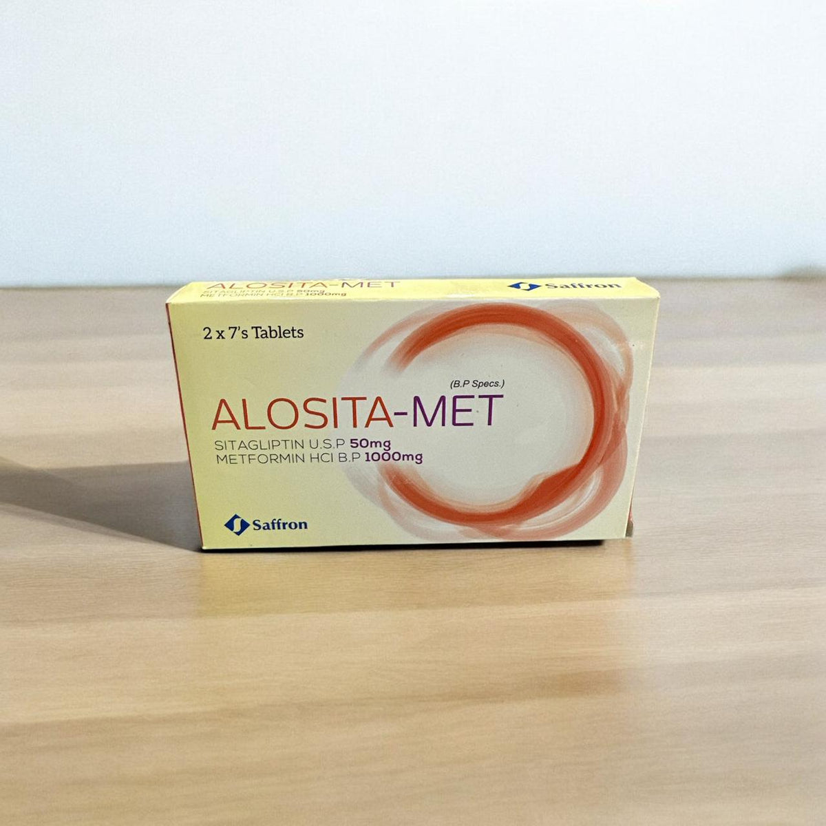 Alosita-Met Tablets 50Mg/1000Mg (1 Strip = 7 Tablets)